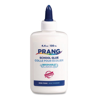 Prang® Washable Liquid White School Glue, 4.4 oz, Dries Clear (DIXX152000001)