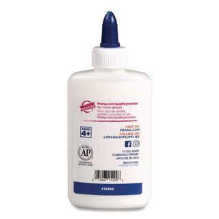 Prang® Washable Liquid White School Glue, 4.4 oz, Dries Clear (DIXX152000001)