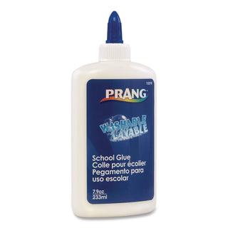 Prang® Washable Liquid White School Glue, 7.9 oz, Dries Clear (DIXX152100001)