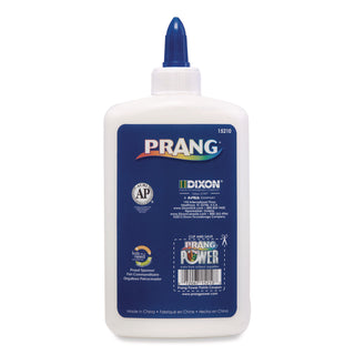 Prang® Washable Liquid White School Glue, 7.9 oz, Dries Clear (DIXX152100001)