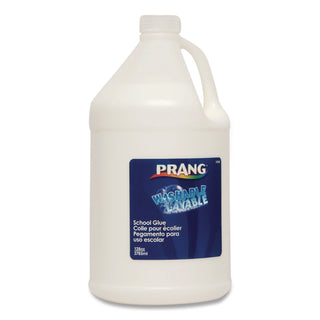 Prang® Washable Liquid White School Glue, 128 oz, Dries Clear (DIXX152300001)