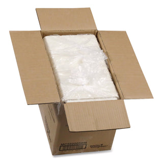 Pactiv Evergreen Compostable Fiber Blend School Lunch Tray, 10 x 8 x 1, White, 240/Carton (PCTMC58000SBB)
