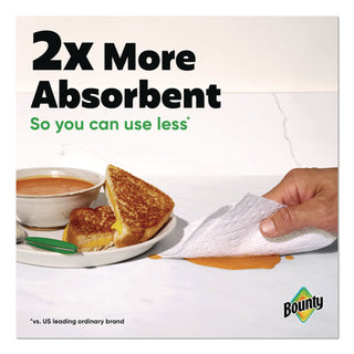 Bounty® Select-a-Size Kitchen Roll Paper Towels, 2-Ply, 5.9 x 11, White, 123 Sheets/Triple Roll, 6 Rolls/Carton (PGC16020)
