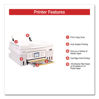 Canon® PIXMA G4280 MegaTank All-in-One Inkjet Printer, Copy/Print/Scan (CNM6704C022)