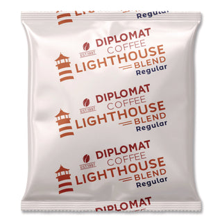 Diplomat Coffee Light House Frac Pack, 2.5 oz, 100/Carton (OGFCLCLH25100R)