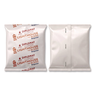 Diplomat Coffee Light House Frac Pack, 2.5 oz, 100/Carton (OGFCLCLH25100R)