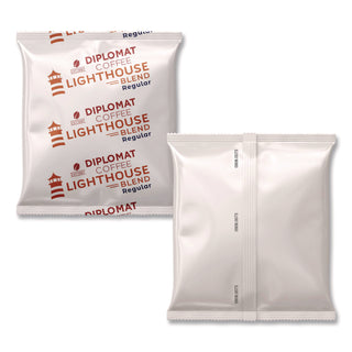 Diplomat Coffee Light House Frac Pack, 2.5 oz, 100/Carton (OGFCLCLH25100R)