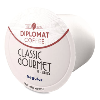 Diplomat Coffee Classic Gourmet DC-Cup, 10 g, 96/Carton (OGFCDCCUPCG9610)