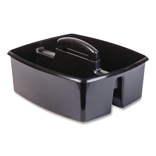 Storex Large Caddy, 13 x 11 x 6.38, Black, 6/Pack (STX00973E06C)