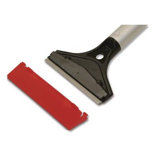 Nexstep Commercial Products MaxiPlus Window and Floor Scraper, 4" Blade Width, 48" Handle Length (NCP96552)