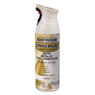 Rust-Oleum® Universal Premium Spray Paint, Metallic Capiz, 11 oz Aerosol Can (RST371597EA)
