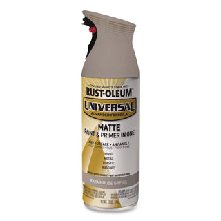 Rust-Oleum® Universal Premium Spray Paint, Matte Greige, 12 oz Aerosol Can (RST376724EA)