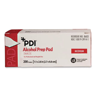 Sani Professional® PDI Alcohol Prep Pads, 200/Box, 20 Boxes/Carton (NICB60307CT)