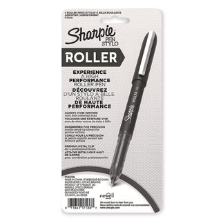 Sharpie® Roller Professional Design Rollerball Pen, Stick, Fine 0.5 mm, Assorted Ink and Barrel Colors, 4/Pack (SAN2093224)