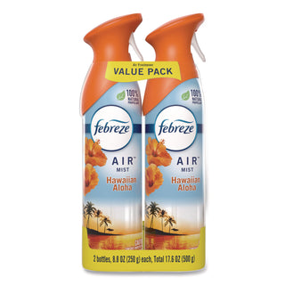 Febreze® AIR, Hawaiian Aloha, 8.8 oz Aerosol Spray, 2/Pack (PGC17342PK)