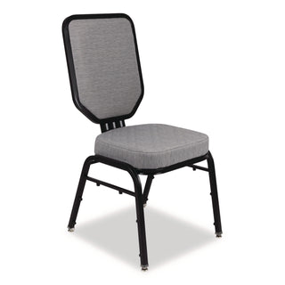 NPS® Flex-Back Banquet Chair, Supports Up to 500 lbs, 18.6" Seat Height, Morticia Lithium Seat/Back, Black Base, 2/Pack (NPS9682BG2)