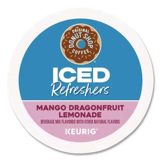 The Original Donut Shop® ICED Refreshers K-Cup Pods, Mango Dragonfruit Lemonade, 20/Box (GMT0532)