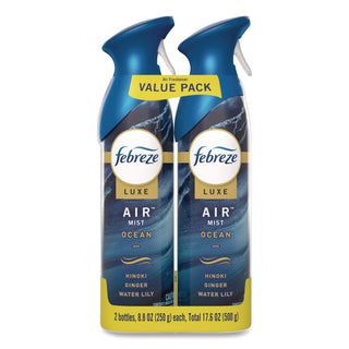 Febreze® AIR, Ocean, 8.8 oz Aerosol Spray, 2/Pack, 3 Packs/Carton (PGC17345)