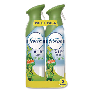 Febreze® AIR, Gain Original, 8.8 oz Aerosol Spray, 2/Pack, 3 Packs/Carton (PGC17346)