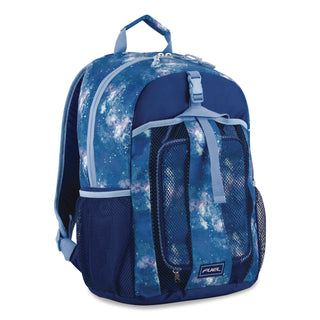 FUEL Bijoux Deluxe Backpack and Lunch Bag Bundle, Backpack: 13.5" x 7" x 18.5", Lunch Bag: 7.5" x 4.25" x 9", Light Blue Galaxy (FUE110592STGX5)