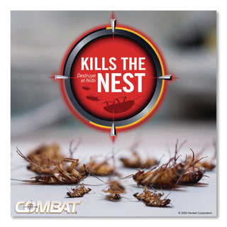 Combat® Roach Bait Insecticide, for Small and Large Roaches, 0.42 oz, 12 Bait Stations (DIA05701EA)