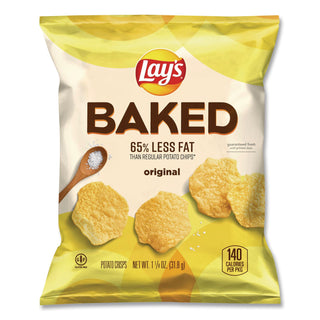 Frito-Lay Baked Variety Pack, Baked Cheetos/Baked Lays BBQ/Baked Lays Original/Baked Ruffles Cheddar Sour Cream, 30 Bags/BX, 2 Boxes/CT (LAY77325)