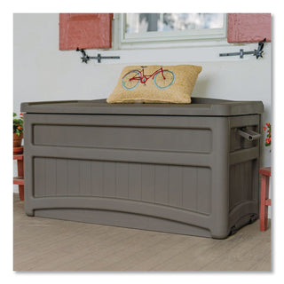 Suncast® Medium Deck Box, 73 gal, 46" x 23.75" x 25.5", Stoney (SUADB7500ST)