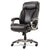Alera® Veon Series Executive High-Back Leather Chair, Supports up to 275 lbs, Black Seat/Black Back, Graphite Base (ALEVN4119)