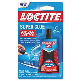 Loctite® Ultra Liquid Control Super Glue, 0.14 oz, Dries Clear (LOC1647358)