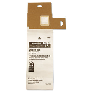 Sanitaire® Commercial Upright Vacuum Cleaner Replacement Bags, Style LS, 5/Pack (EUK63256A10)