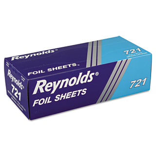 Reynolds® Interfolded Aluminum Foil Sheets, 12 x 10 3/4, Silver, 500/Box, 6 Boxes/Carton (721REYN)