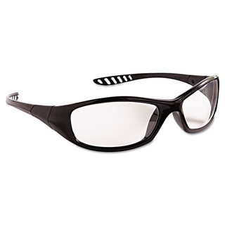 KleenGuard™ V40 HellRaiser Safety Glasses, Black Frame, Clear Lens (KIM20539)