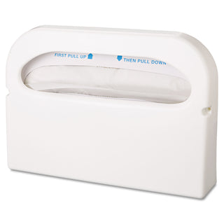 HOSPECO® Health Gards Seat Cover Dispenser, 1/2-Fold, White, 16x3.25x11.5, 2/Bx (HOSHG12) (HOSHG12)