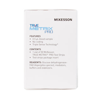 McKesson TRUE METRIX® PRO Blood Glucose Test Strips 50 Strips per Pack (960298_CS)