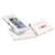 Avery® Mini Size Durable View Binder with Round Rings, 3 Rings, 0.5" Capacity, 8.5 x 5.5, White (AVE27726)