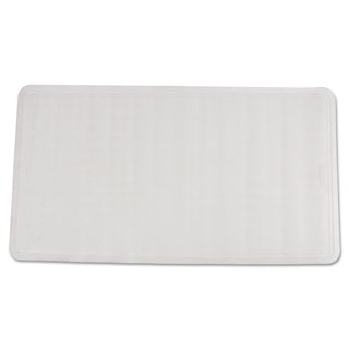 Rubbermaid® Commercial Safti-Grip Latex-Free Vinyl Bath Mat, 16 x 28, White (RCP1982726)
