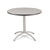 Iceberg CaféWorks Table, 36 dia x 30h, Gray/Silver (ICE65621)