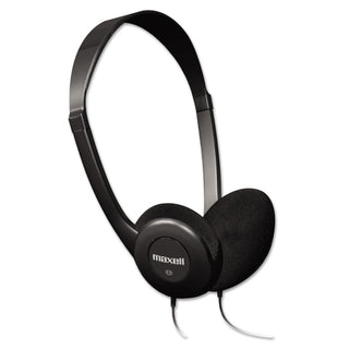 Maxell® HP-100 Headphones, Black (T37891)