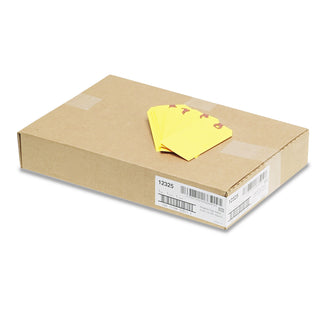 Avery® Unstrung Shipping Tags, Paper, 4 3/4 x 2 3/8, Yellow, 1,000/Box (AVE12325)