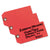 Avery® Unstrung Shipping Tags, Paper, 4 3/4 x 2 3/8, Red, 1,000/Box (AVE12345)