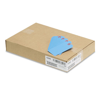 Avery® Unstrung Shipping Tags, Paper, 4 3/4 x 2 3/8, Blue, 1,000/Box (AVE12355)
