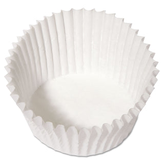 Hoffmaster® Fluted Bake Cups, 4 1/2 dia x 1 1/4h, White, 500/Pack, 20 Pack/Carton (HFM610032)