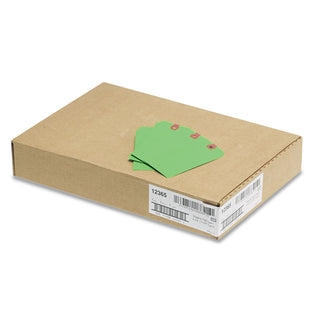 Avery® Unstrung Shipping Tags, Paper, 4 3/4 x 2 3/8, Green, 1,000/Box (AVE12365)
