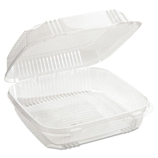 Pactiv Evergreen ClearView SmartLock Containers, 49oz, 8 13/64 x 8 11/32 x 2 29/32, 200/Carton (PCTYCI81120) (PACYCI81120)