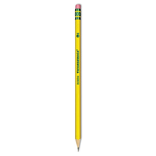 Ticonderoga® Pencils, HB (#2), Black Lead, Yellow Barrel, Dozen (DIX13882)