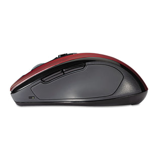 Kensington® Pro Fit Mid-Size Wireless Mouse, 2.4 GHz Frequency/30 ft Wireless Range, Right Hand Use, Ruby Red (KMW72422)