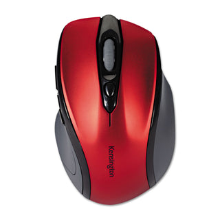 Kensington® Pro Fit Mid-Size Wireless Mouse, 2.4 GHz Frequency/30 ft Wireless Range, Right Hand Use, Ruby Red (KMW72422)