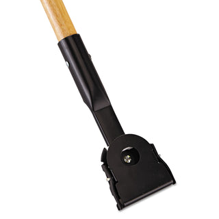 Rubbermaid® Commercial Snap-On Hardwood Dust Mop Handle, 1.5" dia x 60", Natural (M116RUB)