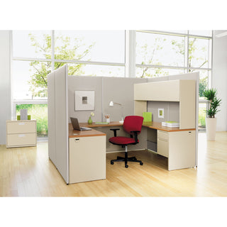 HON® Versé Office Panel, 48w x 72h, Gray (BSXP7248GYGY)