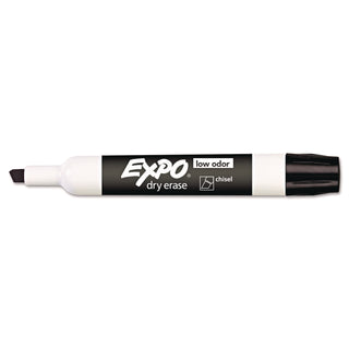 EXPO® Low-Odor Dry-Erase Marker, Broad Chisel Tip, Black (SAN80001EA)
